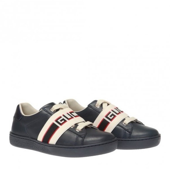 Gucci Kids ACE Sneakers Size 26 US 10 - Picture 3 of 13